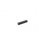 Détail d'un profilé MakearBeam aluminium noire 60 mm Détail d'un profilé MakearBeam aluminium noire 60 mm