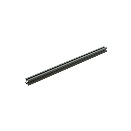Vue d'une profilé MakearBeam aluminium noire 200 mm Vue d'une profilé MakearBeam aluminium noire 200 mm