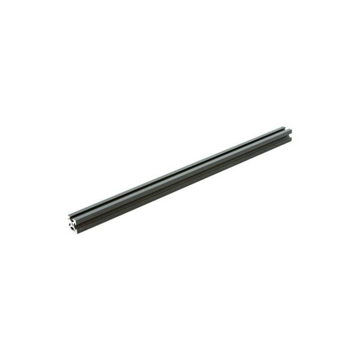 Vue d'une profilé MakearBeam aluminium noire 200 mm