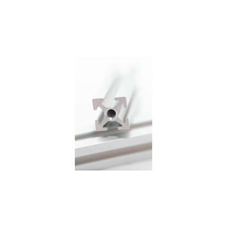 Vue en coupe des profilés MakearBeam aluminium claire 100 mm