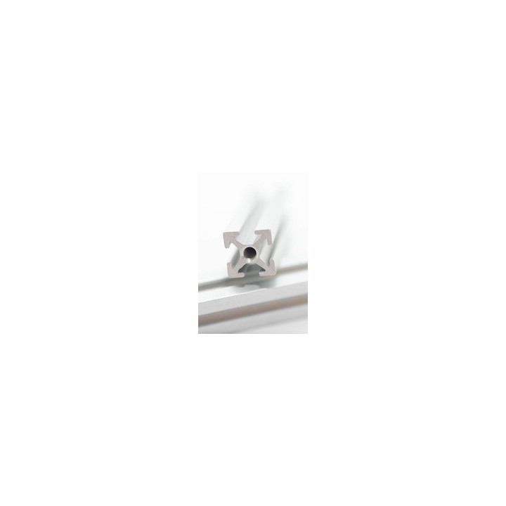 Vue en coupe des profilés MakearBeam aluminium claire 200 mm