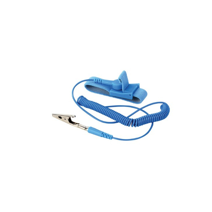 Bracelet antistatique bleu réglable ZD-152