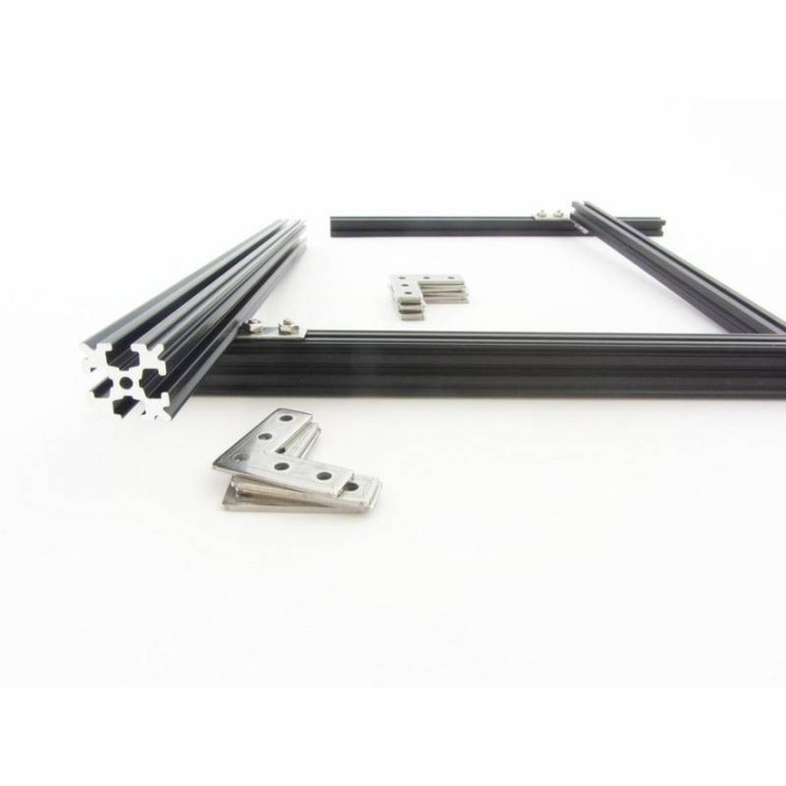 Exemple d'utilisation profilés OpenBeam avec équerres angle droit  MakerBeam (XL) / OpenBeam 90°