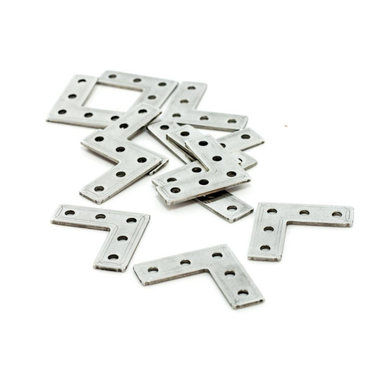Lot de 12 équerres angle droit  MakerBeam (XL) / OpenBeam 90°