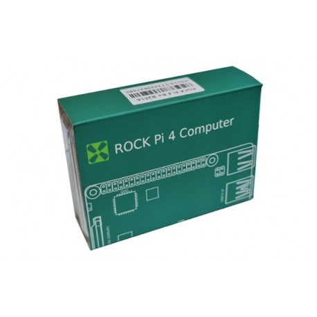 Platine Radxa Rock Pi 4 Modèle B+ et sa boite de rangement Platine Radxa Rock Pi 4 Modèle B+ et sa boite de rangement