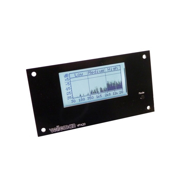 ANALYSEUR AUDIO VELLEMAN