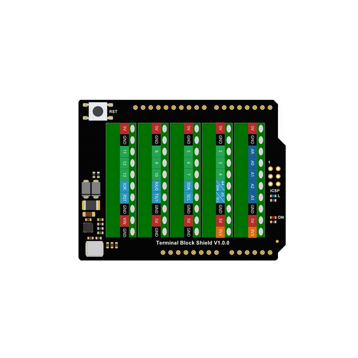 Détail du Shield borniers à vis DFR0920 pour Arduino UNO
