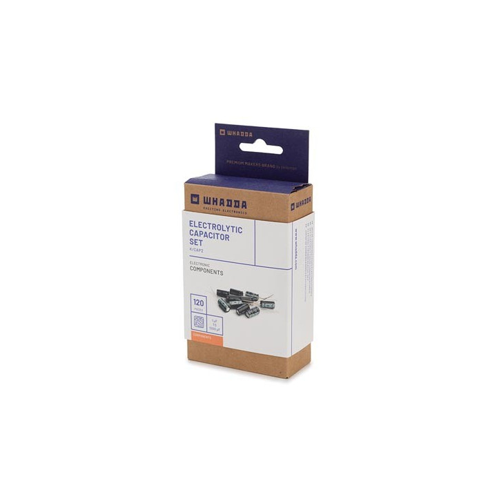 Assortiment de 120 condensateurs chimiques K/CAP2