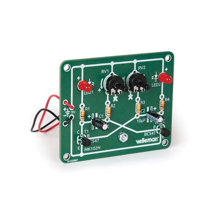 Kit leds clignotantes assemblé Whadda WSL212