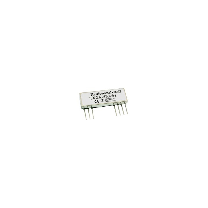 Emetteurs radio 433 MHz Radiometrix TX2A-433