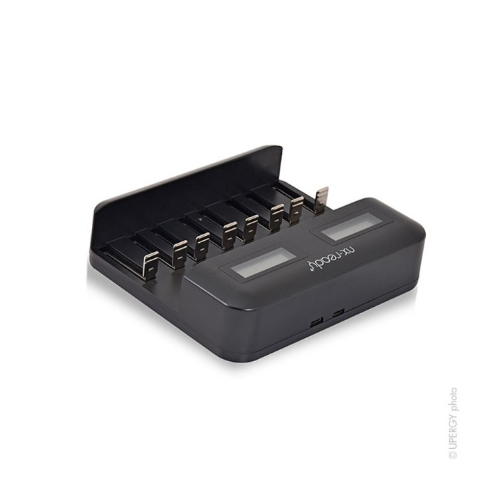 Chargeur ultra rapide à entrée USB pour accus (AAA/AA/C/D) CEH9026