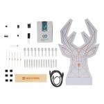 Détail des composants du kit de soudage et programmation Cerf Poly Whadda WSPXL103