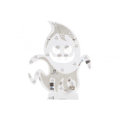 Face arrière du Kit fantôme lumineux Whadda WSXL110 Face arrière du Kit fantôme lumineux Whadda WSXL110