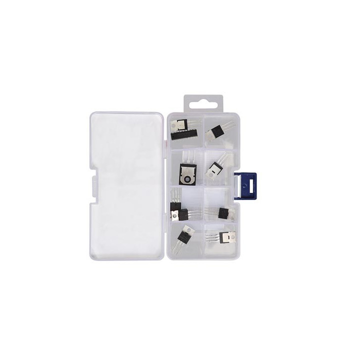Détail du contenu de l'Assortiments de transistors de puissance MOSFET