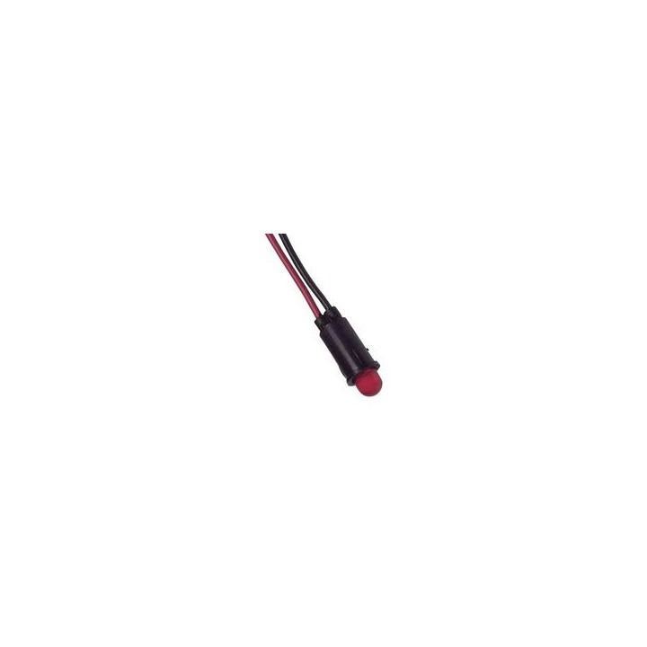 Voyant Led Ø 5 mm rouge 12V