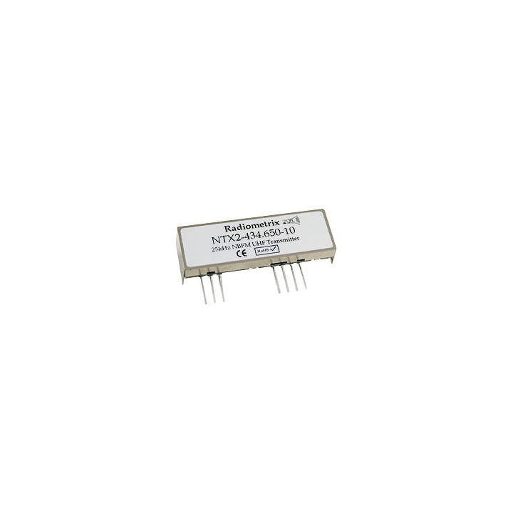 Emetteurs radio 434,650 MHz Radiometrix NTX2-434
