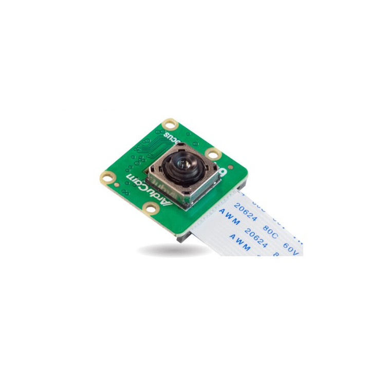 Vues de dessus et dessous du module Caméra Autofocus 64 Mpx B0399 pour Raspberry Pi