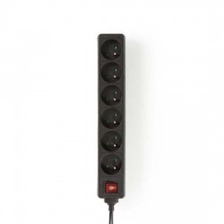Multiprise 6 prises avec interrupteur (3680 W / 16A)