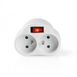 Multiprise 2 prises avec interrupteur (3680 W / 16A)