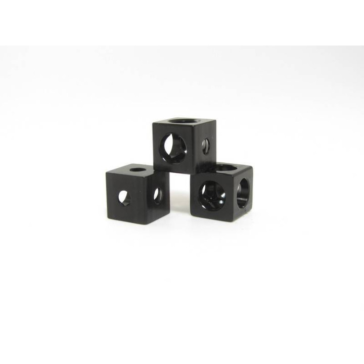Cubes d'angle alu noir MakerBeam (12 pcs)  - 9