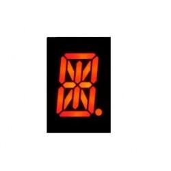 Afficheur alphanumérique 16 segments rouges (14 mm)