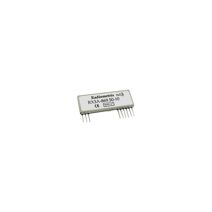 Récepteurs Radio 869 MHz Radiometrix RX3A-869