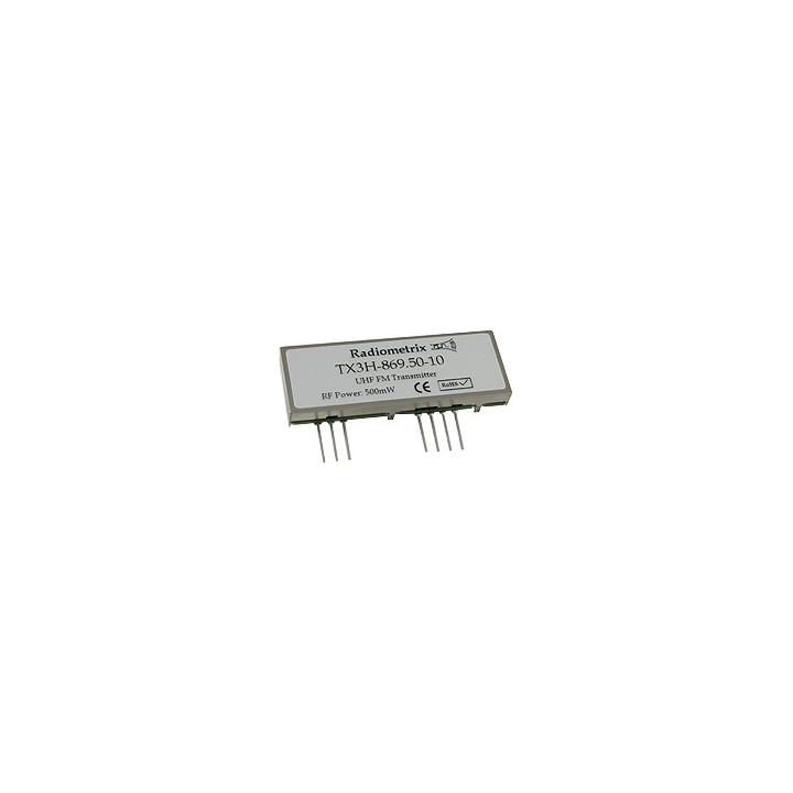 Emetteur radio 869 MHz longue portée Radiometrix TX3H-869