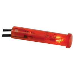 Voyant rouge rond 7mm 24V  - 1
