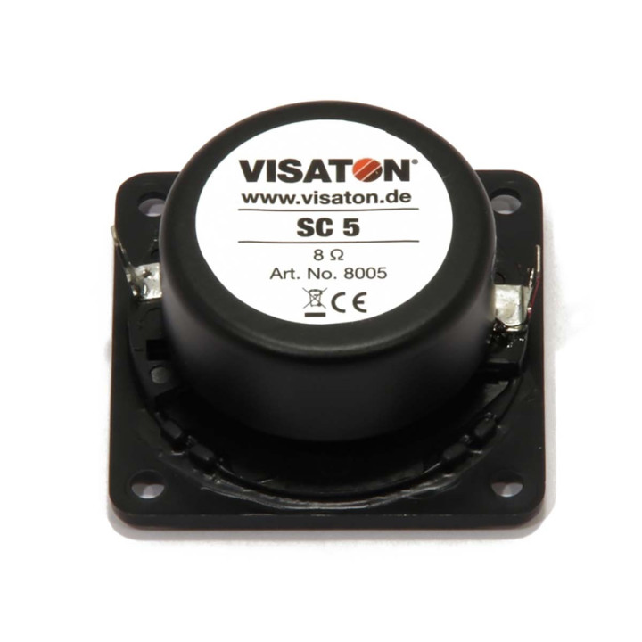 SC5 - 8 Ohm 13 mm (0,5") Haut-parleur à dôme en polycarbonate à blindage magnétique  - 2