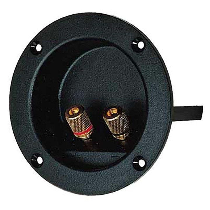 Borne d'enceinte ronde à encastrer pour haut-parleur