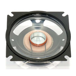 SL87 WPM Haut-parleur large bande étanche 8 cm (3,3") 4 Ohms avec cône en plastique transparent et bague d'étanchéité en ca  - 1