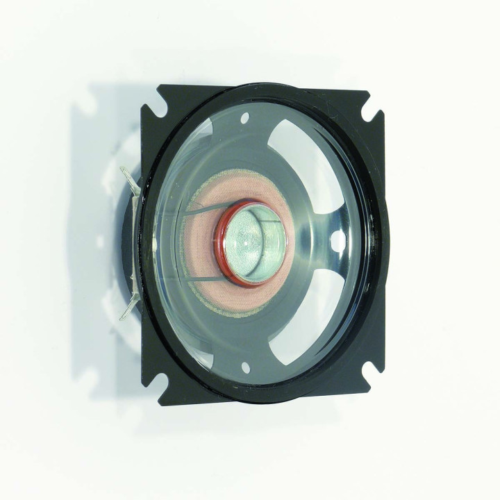 SL87 WPM Haut-parleur large bande étanche 8 cm (3,3") 4 Ohms avec cône en plastique transparent et bague d'étanchéité en ca  - 2