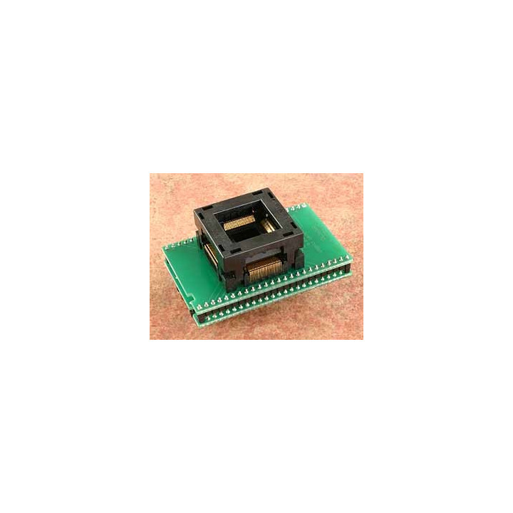 Adaptateur DIL48/QFP100-1 ZIF MSP430  - 1