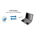 Adaptateur USB 2.0 Fast Ethernet 10/100 Mbit Blanc - 3