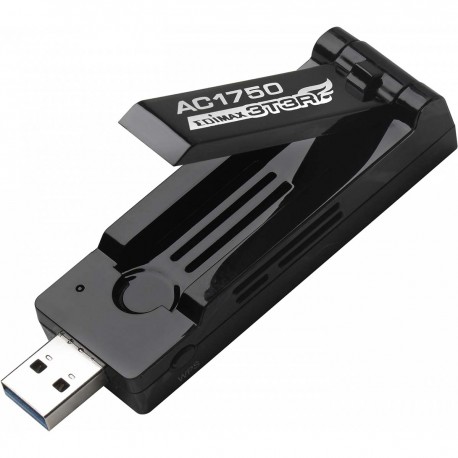 AC1750 Adaptateur Wi-Fi USB 3.0 double bande avec antenne réglable à 180 degrés Noir - 2