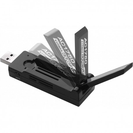 AC1750 Adaptateur Wi-Fi USB 3.0 double bande avec antenne réglable à 180 degrés Noir - 4
