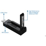 AC1750 Adaptateur Wi-Fi USB 3.0 double bande avec antenne réglable à 180 degrés Noir - 8