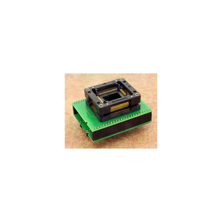 Adaptateur DIL48/QFP100 ZIF MB90F-3  - 1