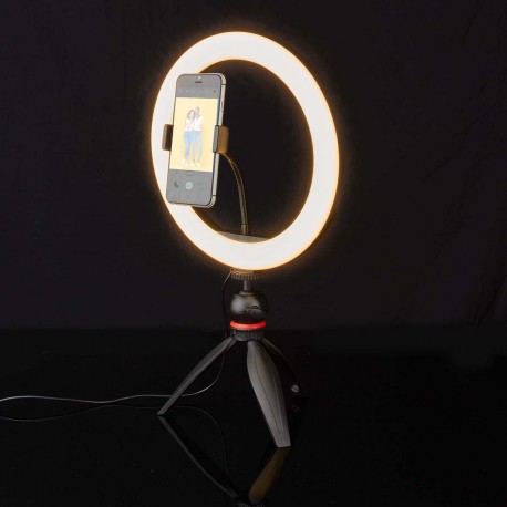 Trépied pour smartphone avec anneau Lumineux - 10 Trépied pour smartphone avec anneau Lumineux - 10