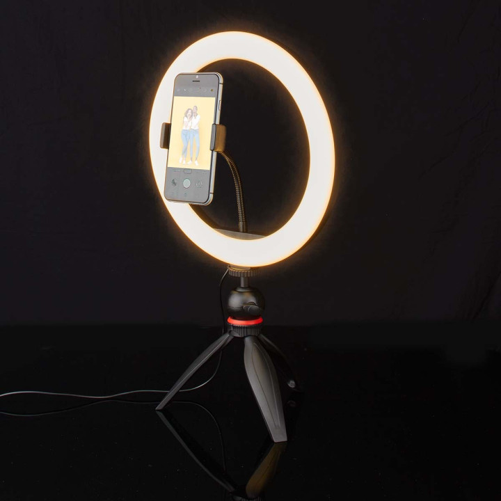 Trépied pour smartphone avec anneau Lumineux  - 10