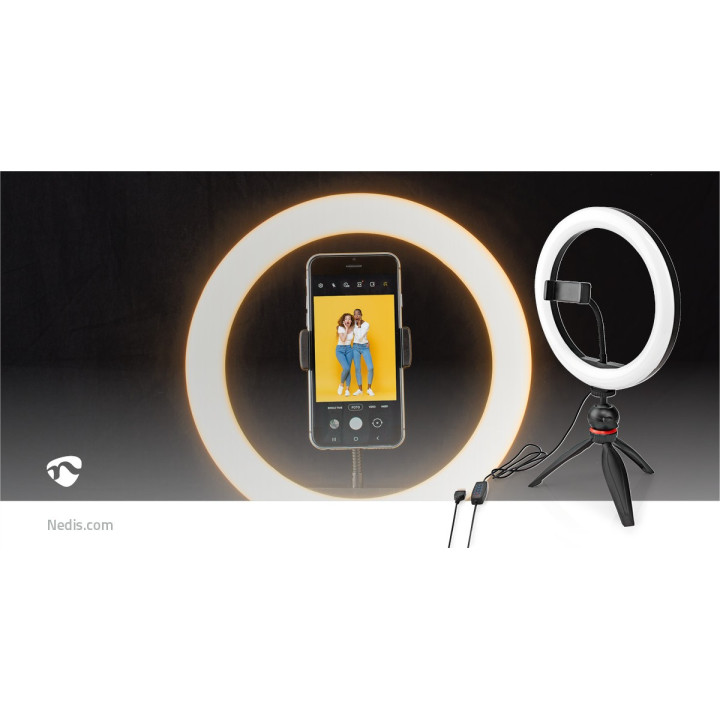 Trépied pour smartphone avec anneau Lumineux  - 14