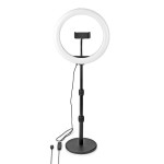 Support télescopique pour smartphone avec anneau lumineux - 1