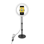 Support télescopique pour smartphone avec anneau lumineux - 8