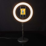 Support télescopique pour smartphone avec anneau lumineux - 10