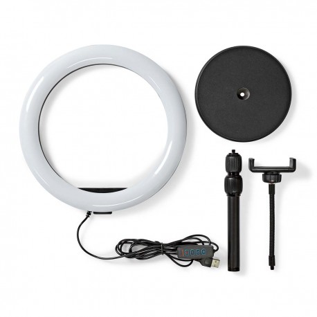 Support télescopique pour smartphone avec anneau lumineux - 14