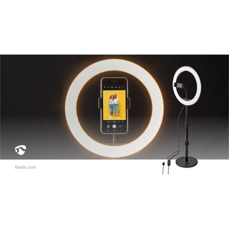 Support télescopique pour smartphone avec anneau lumineux - 15