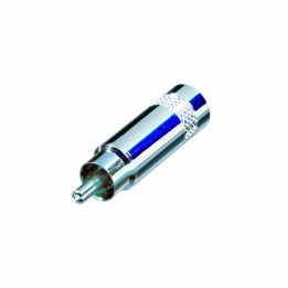 Connecteur RCA Male Argent  - 1