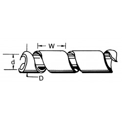 Tubes 65 mm 10.0 m Transparent - 1