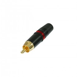 Connecteur RCA Male Métal Rouge - 1