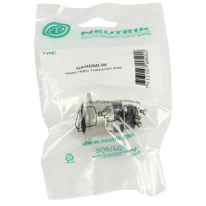 Adaptateur HDMI High Speed avec Ethernet Argent  - 3